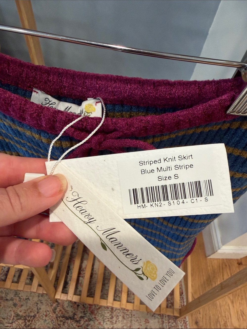 Heavy Manners Striped Mini Skirt - Picture 2 of 2
